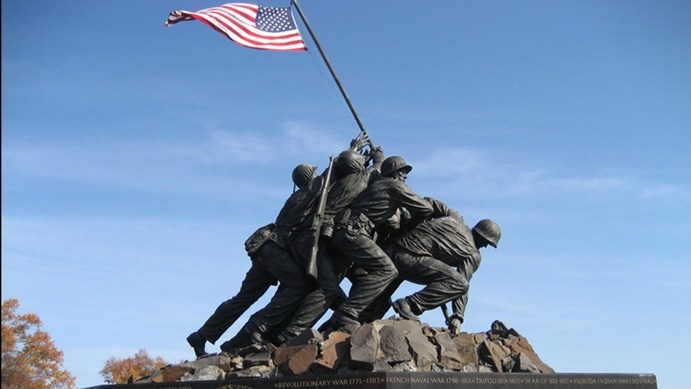 Local veteran witnesses the American flag being raised on Iwo Jima ...